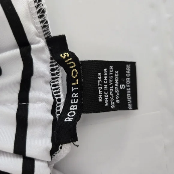 Robert Louis Monochrome Striped Pants - Picture 4 of 8